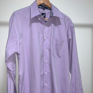 Lavender non-iron Hechter Dress Shirt